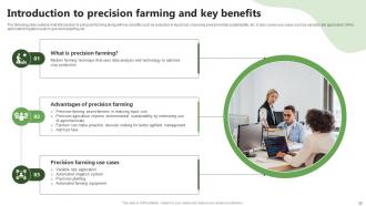 Precision Farming System For Environmental Sustainability Powerpoint Presentation Slides IoT CD V Unique Graphical