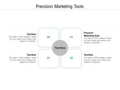 Precision marketing tools ppt powerpoint presentation layouts diagrams cpb