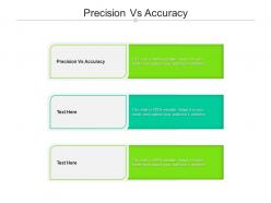 Precision vs accuracy ppt powerpoint presentation inspiration visuals cpb