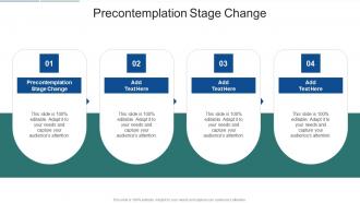 Precontemplation Stage Change In Powerpoint And Google Slides Cpb