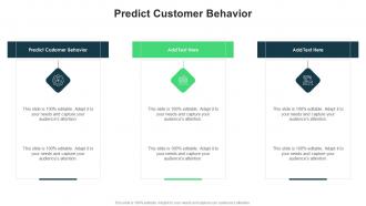 Predict Customer Behavior In Powerpoint And Google Slides Cpb