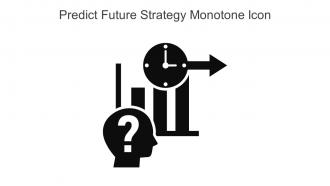 Predict Future Strategy Monotone Icon In Powerpoint Pptx Png And Editable Eps Format
