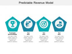 Predictable revenue model ppt powerpoint presentation model gridlines cpb