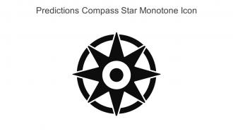 Predictions Compass Star Monotone Icon In Powerpoint Pptx Png And Editable Eps Format