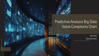 Predictive Analysis Big Data Value Complexity Chart PPT Graphics AT