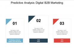 Predictive analysis digital b2b marketing ppt powerpoint portfolio cpb