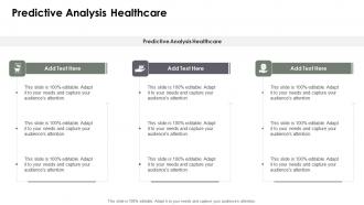 Predictive Analysis Healthcare In Powerpoint And Google Slides Cpb