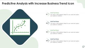 Predictive Analysis With Increase Business Trend Icon