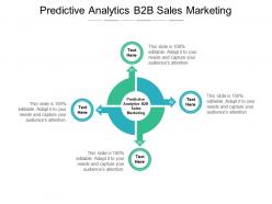 Predictive analytics b2b sales marketing ppt powerpoint presentation model cpb