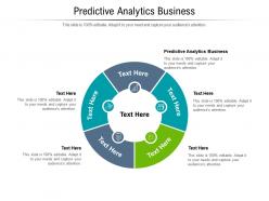 Predictive analytics business ppt powerpoint presentation show rules cpb