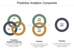 Predictive analytics companies ppt powerpoint presentation ideas files cpb