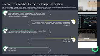 Predictive Analytics For Better Budget Allocation Ppt Powerpoint Presentation File Layouts