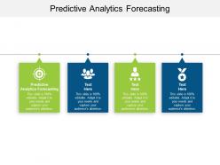 Predictive analytics forecasting ppt powerpoint presentation gallery format ideas cpb