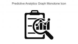 Predictive Analytics Graph Monotone Icon In Powerpoint Pptx Png And Editable Eps Format