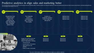 Predictive Analytics In Align Sales And Marketing Better Estimation Model IT