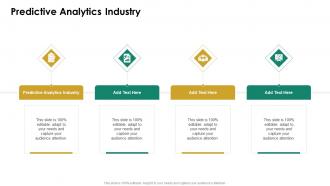 Predictive Analytics Industry In Powerpoint And Google Slides Cpb