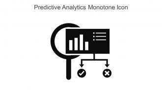 Predictive Analytics Monotone Icon In Powerpoint Pptx Png And Editable Eps Format