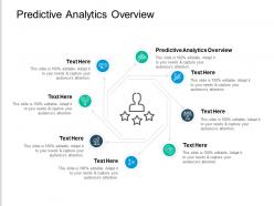Predictive analytics overview ppt powerpoint presentation show icon cpb