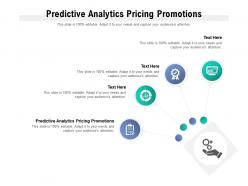 Predictive analytics pricing promotions ppt powerpoint presentation infographic template information