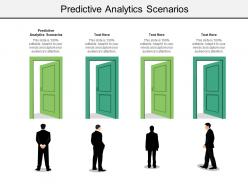 Predictive analytics scenarios ppt powerpoint presentation slides gridlines cpb