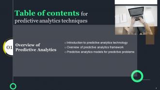Predictive Analytics Techniques IT Powerpoint Presentation Slides Professionally Customizable
