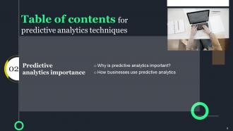 Predictive Analytics Techniques IT Powerpoint Presentation Slides Captivating Customizable