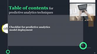 Predictive Analytics Techniques IT Powerpoint Presentation Slides Ideas Researched