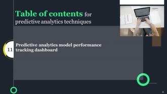 Predictive Analytics Techniques IT Powerpoint Presentation Slides Content Ready Researched
