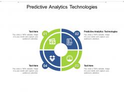 Predictive analytics technologies ppt powerpoint presentation pictures templates cpb