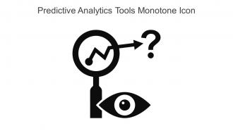 Predictive Analytics Tools Monotone Icon In Powerpoint Pptx Png And Editable Eps Format