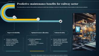 Predictive Maintenance Benefits For Railway Sector IoT Predictive Maintenance Guide IoT SS