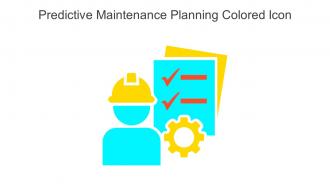 Predictive Maintenance Planning Colored Icon In Powerpoint Pptx Png And Editable Eps Format