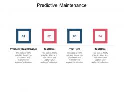 Predictive maintenance ppt powerpoint presentation ideas samples cpb