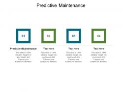 Predictive maintenance ppt powerpoint presentation slides files cpb