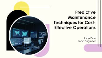 Predictive Maintenance Techniques For Cost Effective Operations PPT Graphics AT