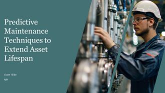 Predictive Maintenance Techniques To Extend Asset Lifespan PPT Presentation AT