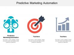 Predictive marketing automation ppt powerpoint presentation file influencers cpb