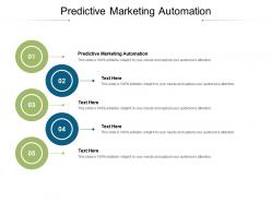 Predictive marketing automation ppt powerpoint presentation styles graphic tips cpb