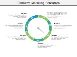 Predictive marketing resources ppt powerpoint presentation pictures themes cpb