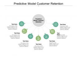 Predictive model customer retention ppt powerpoint presentation professional graphics example cpb