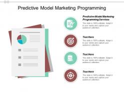 Predictive model marketing programming ppt powerpoint presentation summary good cpb