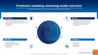 Predictive Modeling Clustering Model Overview Ppt Powerpoint Presentation Icon Design