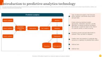 Predictive Modeling Methodologies Introduction To Predictive Analytics Technology