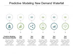 Predictive modeling new demand waterfall ppt powerpoint presentation infographics graphics cpb