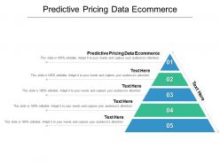 Predictive pricing data ecommerce ppt powerpoint presentation model cpb
