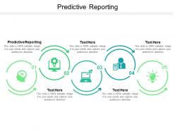 Predictive reporting ppt powerpoint presentation model graphics tutorials cpb