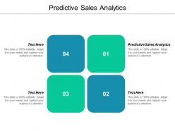 Predictive sales analytics ppt powerpoint presentation icon ideas cpb
