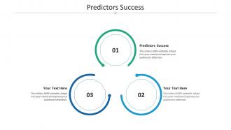 Predictors success ppt powerpoint presentation icon shapes cpb