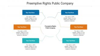 Preemptive rights public company ppt powerpoint presentation designs cpb