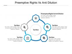 Preemptive rights vs anti dilution ppt powerpoint presentation styles picture cpb